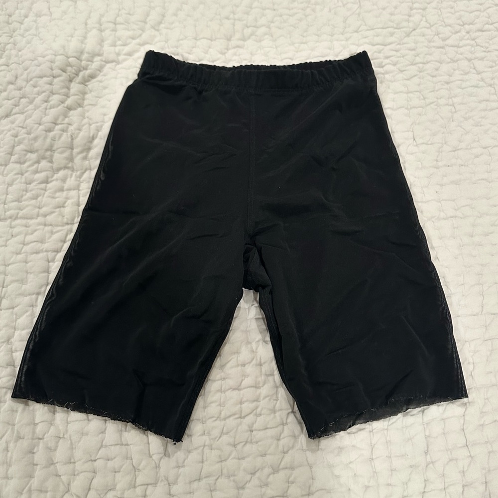 Zarely cutoff mesh ballet bike shorts S